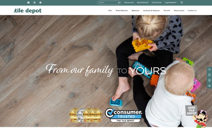 Tile Depot – Bridging In-Store Experience with Digital Innovation